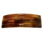 Vintage Tortoiseshell French Bar Barrette circa 1950’s, Minimalist Design, 3” long 