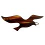 Vintage French Bird-Shaped Hair Clip in Tortoiseshell Brown, 3.2” Long, Unworn Whimsical Bird Barret