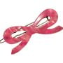 Vintage Pink French Bow Barrette Hair Clip, Made in Paris, Deadstock, 2” Long 