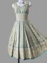 1950s Lace Overlay Gown For Study AS IS