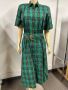 80’s Mary Mary Tartan Plaid Shirt Dress Medium