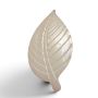Vintage Leaf French Hair Clip Barrette, Pearl White, Deadstock, Large 2.75”