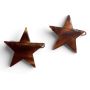 1970’s Vintage Tortoiseshell Star Barrettes Hair Clips, Made in Belgium, Unworn
