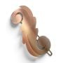 Vintage Charles Wahba Swirl Gradient Brown French Barrette Hair Clup, Deadstock 
