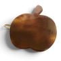 Vintage French Apple Barrette in Tortoiseshell Color, Made in France, Deadstock