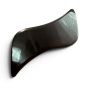Vintage 70’s  Large Jet Black French Hair Clip in a Swirl Design, Deadstock, 4”