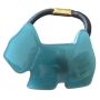 Vintage Blue Scottie Dog French Ponytail Holder Hair Accessory by Agatha Paris
