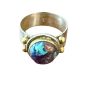 Y2K Vintage Mojave Turquoise Sterling Silver Ring, Boho/Southwestern, New, Sz 7
