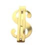 1980’s Vintage Bling Bright Gold Money Symbol Money Clip Gift For Him,  Dollar Sign Gold Money Clip