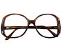 1980’s Vintage Tortoiseshell Oversized Eyeglasses with Cutouts, by Elite, Unworn
