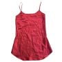 1990’s Vintage Sexy Chemise in Lipstick Siren Red with Spaghetti Straps, Small or Medium, Slip Dress