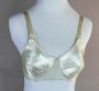 1949 Ivory Nylon Bullet Bra, Sz 32A Deadstock