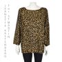JEANETTE KASTENBERG for ST. MARTIN Vintage Leopard Print Silk Chiffon Sequined Tunic Sz M/L