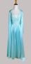 Vintage Mint Green Olga Gown and Robe, Carribbean, Sz M