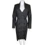 Vintage 1989 Patrick Kelly Paris Dress Pinstripe Denim w Dice Lining Size 8