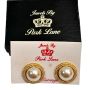 80s “Royalty” Large Faux Pearl Clip On Earrings NOS w/ Box