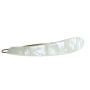 1960’s Vintage Mother of Pearl Long French Barrette with Wire Back, 3.5” long