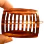 1960’s French Tortoiseshell Statement Barrette Hair Clip, Boho Style, Deadstock