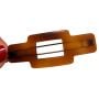 1960’s French Hair Clip Barrette in Tortoiseshell, Mod Hair Clip, 2.5” Long