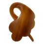 Vintage French Charles Wahba Tortoiseshell Hair Pick, 2.5” Long
