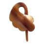Vintage French Charles Wahba Tortoiseshell Hair Pick, 2.5” Long, Deadstock/Unworn