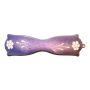1970’s Purple Floral French Hair Barrette Clip, Boho Hippie Vibes, 3”, Deadstock