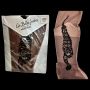 80s Flocked Tiger Pantyhose Taupe Medium NOS