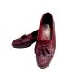 Vintage Bally ''Logan'' Kiltie Tassel Loafers Burgundy | Men 9.5 M