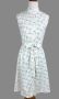 Vintage 80s Novelty Print Dress by Vested Gentress, Blue Birds, Sz 6