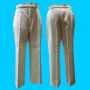 1970s JC Penney White Polyester Flare Pants | 32'' Waist